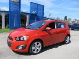 2012 Inferno Orange Metallic Chevrolet Sonic LTZ Hatch #63242763