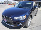 Cosmic Blue Metallic Mitsubishi Outlander in 2012