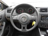 2012 Volkswagen Jetta S Sedan Steering Wheel