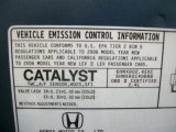 2006 Honda Element EX-P AWD Info Tag