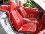 2008 Porsche 911 Turbo Cabriolet Carrera Red Interior