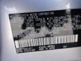 2005 RAV4 Color Code for Titanium Metallic - Color Code: 1D4