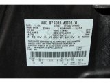 2007 Edge Color Code for Carbon Metallic - Color Code: G5