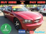 2007 Inferno Red Crystal Pearl Dodge Charger  #63243346