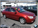 2005 Radiant Red Kia Spectra EX Sedan #63242951