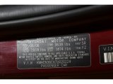 2007 Accent Color Code for Wine Red - Color Code: 5R