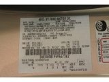 2006 Milan Color Code for Dune Pearl Metallic - Color Code: ND