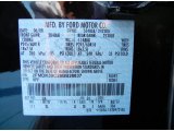 2008 Edge Color Code for Black - Color Code: UA