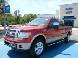 2012 Red Candy Metallic Ford F150 Lariat SuperCrew 4x4 #63319553