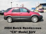 2004 Medium Red Metallic Buick Rendezvous CX #63320178