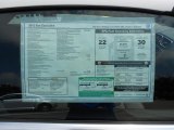 2012 Volkswagen Eos Executive Window Sticker