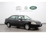 2000 Flamenco Black Pearl Honda Civic EX Sedan #63320142