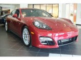 Ruby Red Metallic Porsche Panamera in 2013