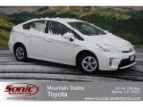 2012 Blizzard White Pearl Toyota Prius 3rd Gen Four Hybrid #63319380