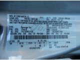 2012 Focus Color Code for Ingot Silver Metallic - Color Code: UX