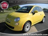 2012 Giallo (Yellow) Fiat 500 Pop #63384463