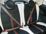 2012 Fiat 500 c cabrio Gucci Rear Seat