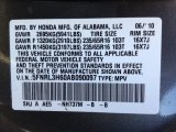 2010 Odyssey Color Code for Polished Metal Metallic - Color Code: NH737M