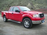 2006 Bright Red Ford F150 XLT SuperCab 4x4 #63384396