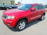 Deep Cherry Red Crystal Pearl Jeep Grand Cherokee in 2012