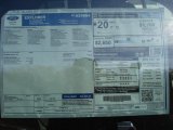 2013 Ford Explorer FWD Window Sticker