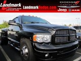 2005 Black Dodge Ram 3500 Laramie Quad Cab Dually #63383917