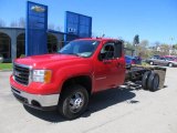 2009 Fire Red GMC Sierra 3500HD Work Truck Regular Cab Dually Chassis #63450534