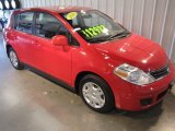 2010 Red Alert Nissan Versa 1.8 S Hatchback #63450900