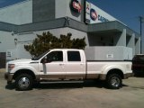 2012 White Platinum Metallic Tri-Coat Ford F350 Super Duty King Ranch Crew Cab 4x4 Dually #63451191