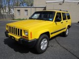2001 Jeep Cherokee Solar Yellow