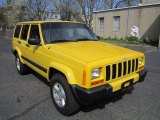 Solar Yellow Jeep Cherokee in 2001