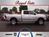 2010 Bright Silver Metallic Dodge Ram 1500 SLT Quad Cab 4x4 #63451175