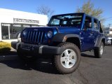 2009 Deep Water Blue Pearl Jeep Wrangler Unlimited X 4x4 #63450459