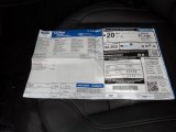 2013 Ford Taurus SHO AWD Window Sticker