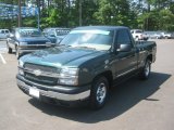 Dark Green Metallic Chevrolet Silverado 1500 in 2003