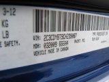 2012 Challenger Color Code for Blue Streak Pearl - Color Code: PCL