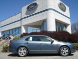 2012 Steel Blue Metallic Ford Fusion SE V6 #63516405