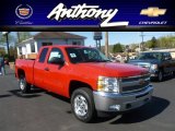 2012 Victory Red Chevrolet Silverado 1500 LT Extended Cab 4x4 #63516700