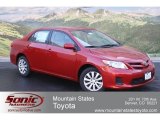 2012 Barcelona Red Metallic Toyota Corolla LE #63516297