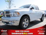 2012 Bright White Dodge Ram 1500 Big Horn Quad Cab #63554708