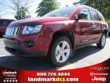 2012 Deep Cherry Red Crystal Pearl Jeep Compass Sport #63554695