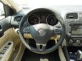 2012 Volkswagen Jetta S SportWagen Steering Wheel