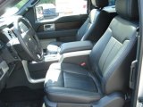 2012 Ford F150 Lariat SuperCab 4x4 Black Interior