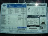 2012 Ford F150 Lariat SuperCab 4x4 Window Sticker