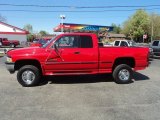 1998 Flame Red Dodge Ram 2500 Laramie Extended Cab 4x4 #63554942