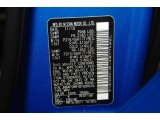 2011 Juke Color Code for Electric Blue - Color Code: B51