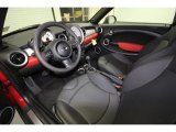 2012 Mini Cooper Roadster Carbon Black Interior