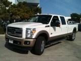 2012 White Platinum Metallic Tri-Coat Ford F250 Super Duty King Ranch Crew Cab 4x4 #63596354