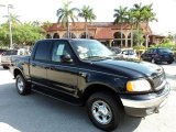 2002 Black Ford F150 Lariat SuperCrew 4x4 #63595615