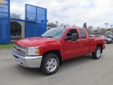 2012 Victory Red Chevrolet Silverado 1500 LT Extended Cab 4x4 #63595589